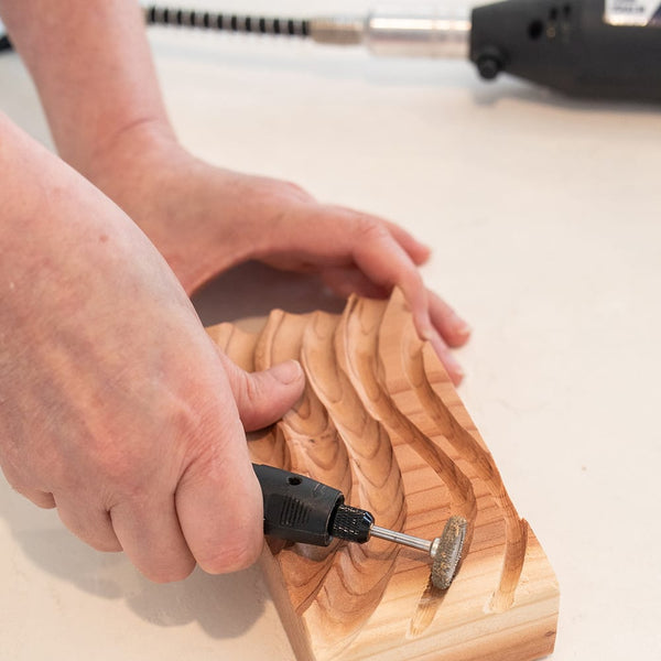 Kutzall Power Carving Workshop: Redwood Bud Vase Kit