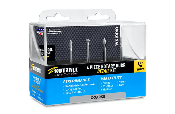 18CKIT02 Coarse 1/8" Shaft - 4-Piece Coarse Detail Kit