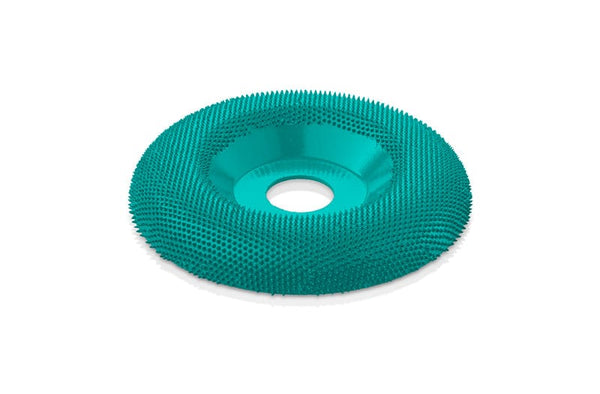 DW412X70, DW412X90, DW412X120 Dish Wheels, Kutzall Extreme Medium / 4-1/2" x 7/8" 4-1/2" Diameter - Extreme - Dish Wheels