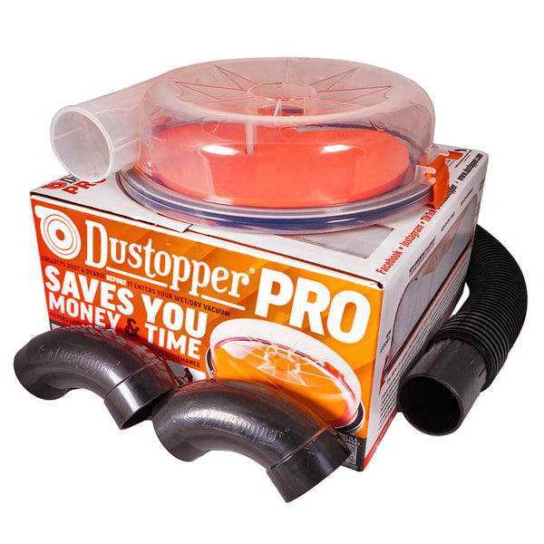Dustopper PRO wood shop vacuum attachment tool